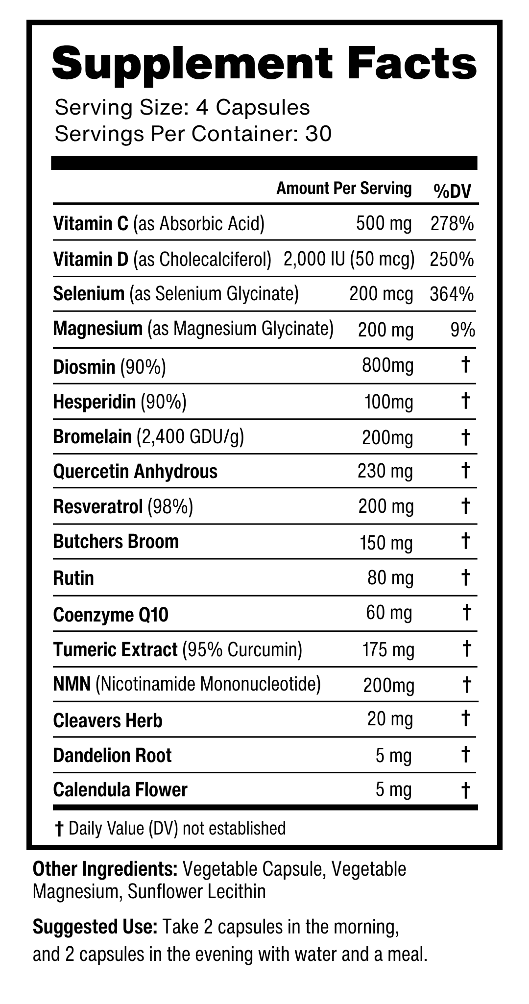 Lipera Supplement Facts
